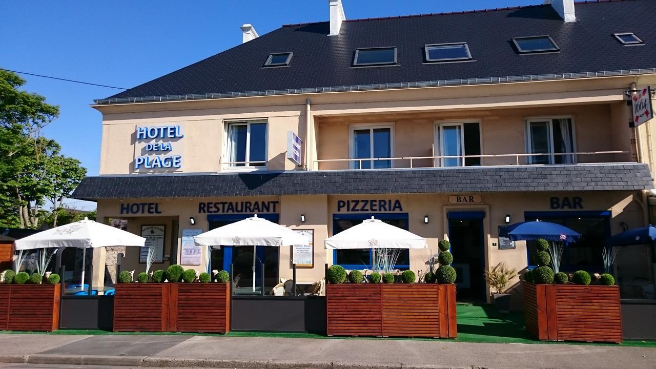 Hotel De La Plage Quinéville Eksteriør billede